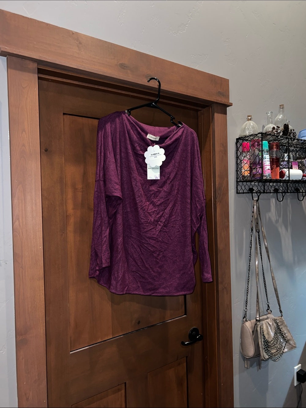 Hope’s Casual Cuteness Top-Dusty Berry